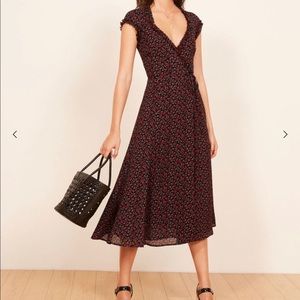 Reformation Gwenyth Dress on Mabel Size M